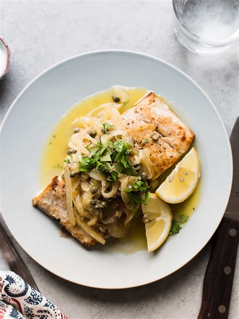 Grilled Mahi Mahi with Onions and Capers - Kitchen Confidante®