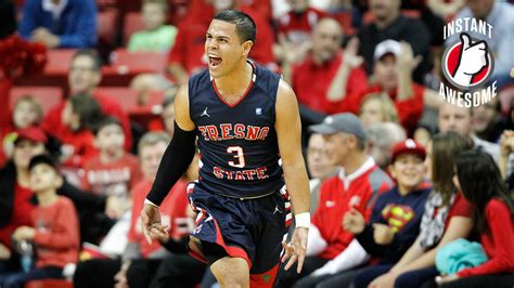 Watch: Fresno State basketball player Cezar Guerrero hits five half ...