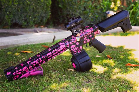 PINK SKULL CAMO FROM MODERN WARFARE on a LVOA-S with a gun charm cause I’m a degenerate, lmk ...