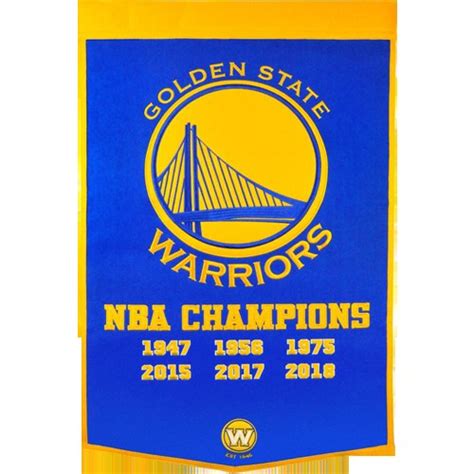 Golden State Warriors NBA Finals Championship Dynasty Banner - with ...