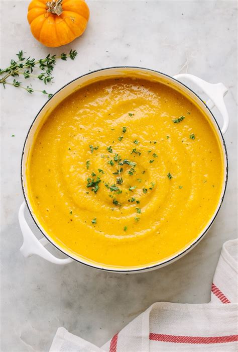 Vegan Pumpkin Soup + Red Lentils (Easy + Healthy)