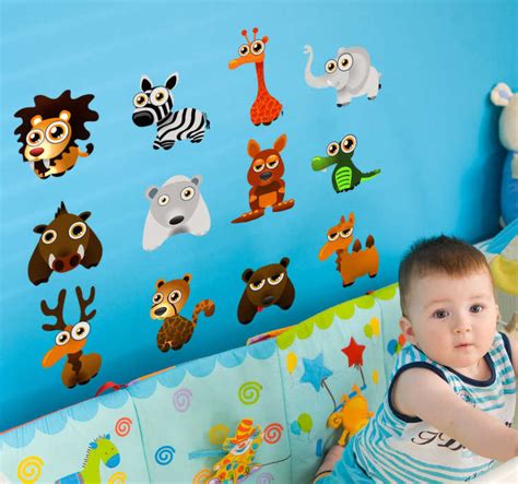 Animal Collection Kids Stickers - TenStickers