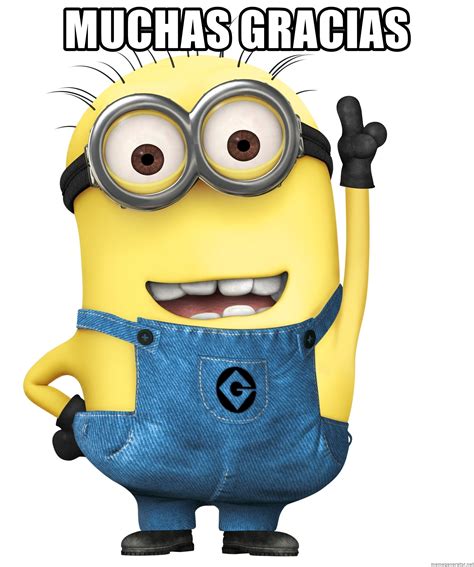 MUCHAS GRACIAS - Despicable Me Minion | Meme Generator