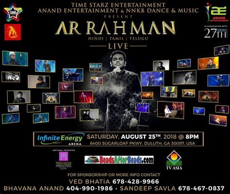 AR Rahman Live Concert in Atlanta