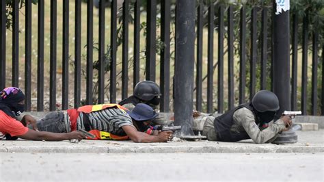 Haiti Protest by Police Erupts in Gunfire - The New York Times