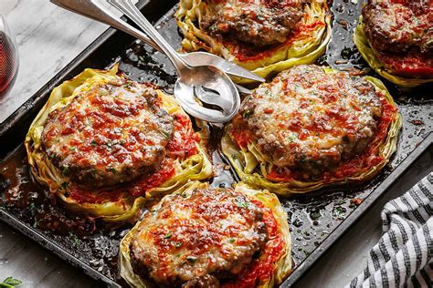 Oven-Baked Cabbage Burgers | Baked cabbage, Cabbage steaks recipe ...