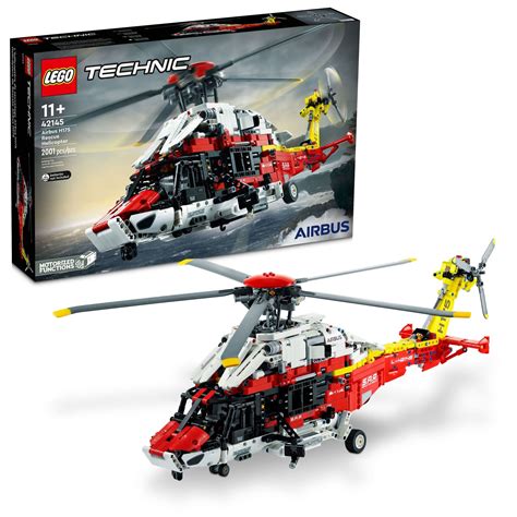 LEGO Technic Airbus H175 Rescue Helicopter 42145 Building Toy Set for ...