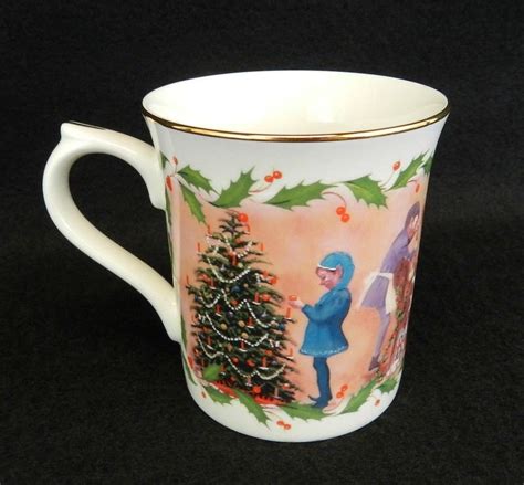 Vintage Lenox Xmas Mugs santa's Holiday - Etsy