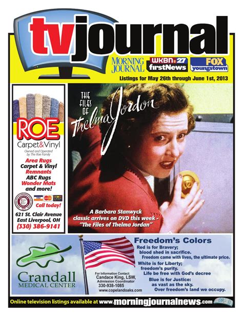 Morning Journal - TV Listings by Morning Journal - Issuu