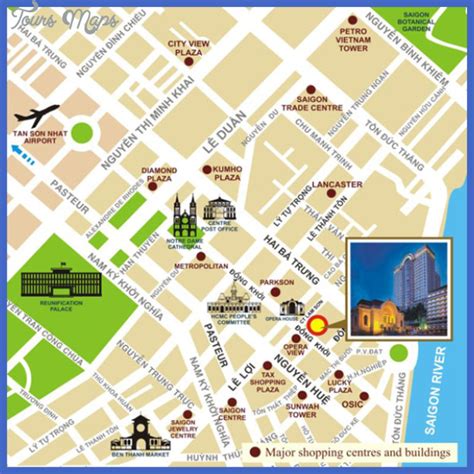 Ho Chi Minh City Tourist Attractions Map - Nat Laurie