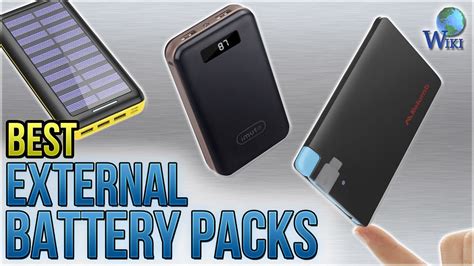 10 Best External Battery Packs 2018 - YouTube