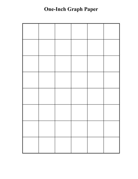 Free Printable Large Block Graph Paper | Printable Graph Paper