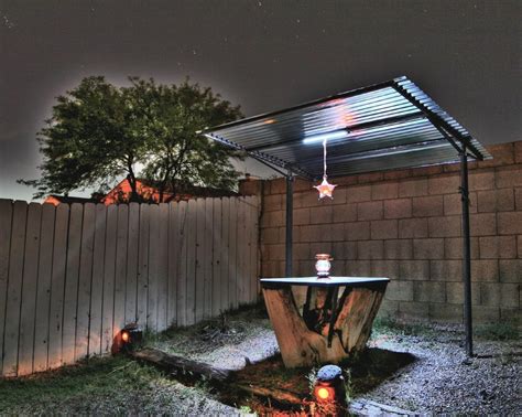 Gazebo with Solar-Powered LED Lighting | Powered by the sola… | Flickr