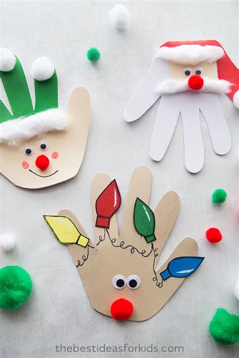 Christmas Handprint Cards - The Best Ideas for Kids