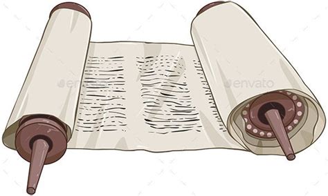 Traditional Jewish Torah Scroll with Text | Torah scroll, Torah, Jewish ...