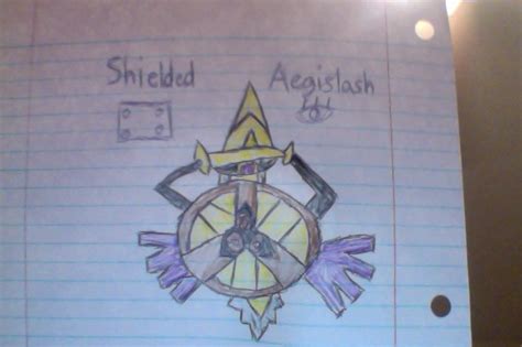 # 681 Aegislash (Shield Forme) by Rainbowderp01 on DeviantArt