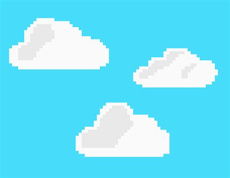 clouds | Pixel Art Maker