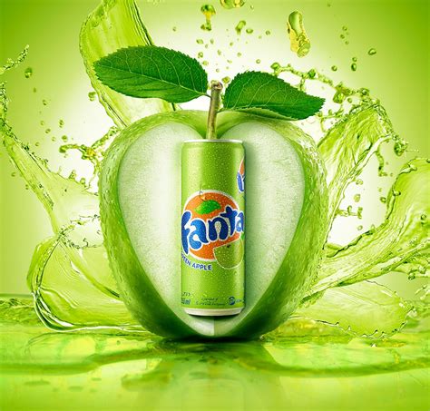 FANTA GREEN APPLE on Behance | Продукты питания фото, Продуктовый ...