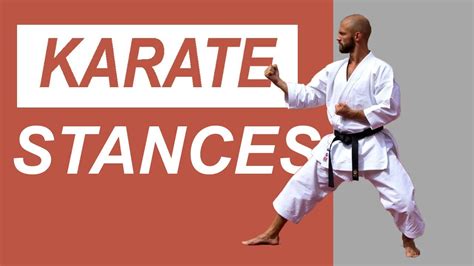 KARATE - stances (DACHI waza) - YouTube