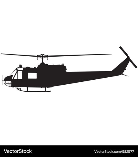 Military helicopter Royalty Free Vector Image - VectorStock