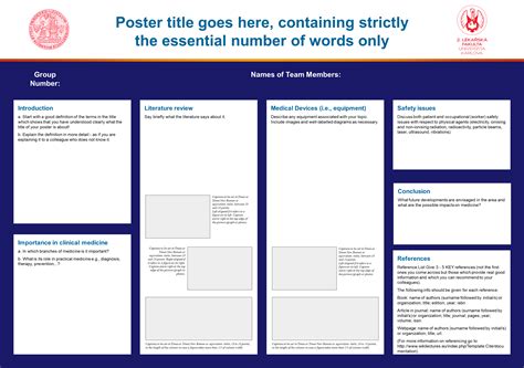 Forum:Seminar papers/Biophysics/2. LF/2019-2020/Poster Template - WikiLectures