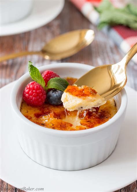 Easy Creme Brulee - Little Sweet Baker