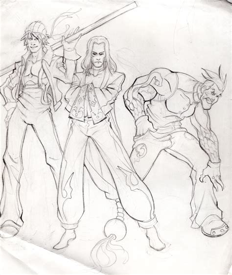 Kof characters. I was inspired by Falcoon the last... - DVD's Old Art ...