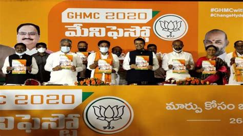 BJP releases party manifesto