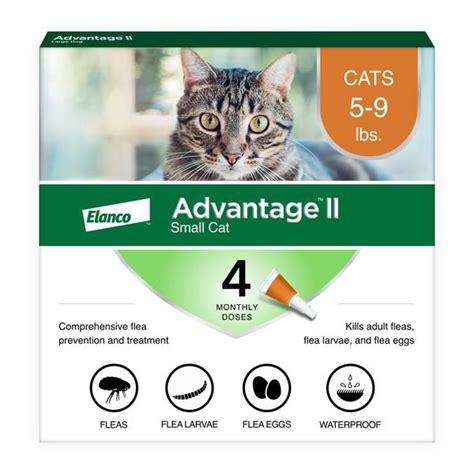 Advantage II Once A Month Topical Flea Medicine for Cats