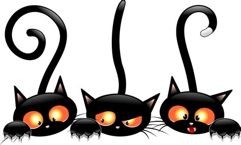 Black cat Kitten Halloween Clip art - cats png download - 1280*776 ...