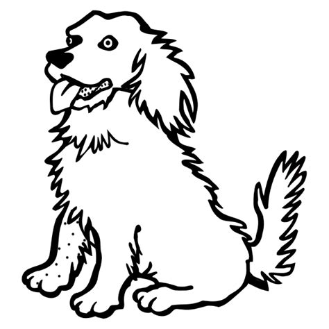 Dog line art vector illustration | Free SVG
