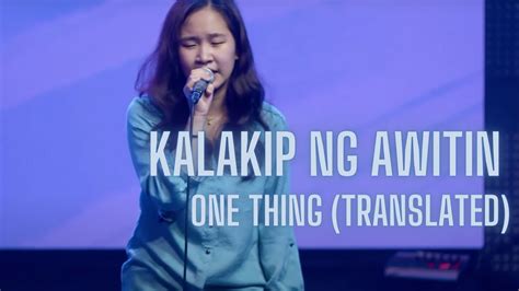 Kalakip ng Awitin/One thing (translated tagalog) His Life Chords - Chordify