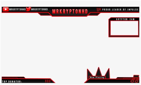 Overlay Obs Red Transparent PNG - 1921x1080 - Free Download on NicePNG