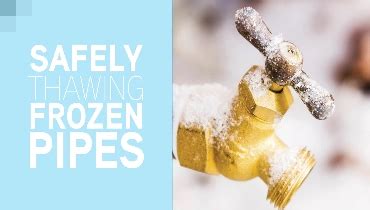 Safely Thawing Frozen Pipes | Mr. Rooter