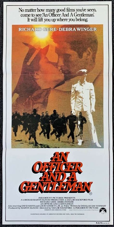 All About Movies - An Officer And A Gentleman Movie Poster Original Daybill 1982 Richard Gere