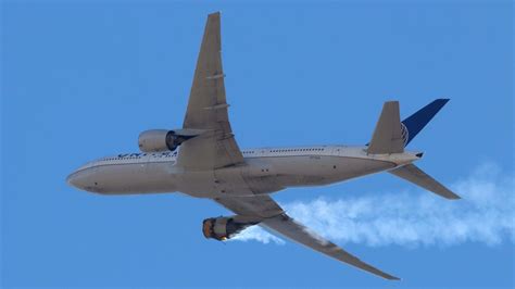 United Airlines Boeing 777 lands safely in Denver after engine failure ...