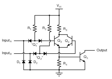 TTL NOR and OR gates | Logic Gates | Electronics Textbook