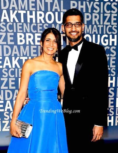 Sundar Pichai Wife, Wiki, Salary, Biography, Income, Cars, House, Family