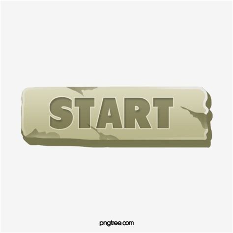 Starting White Transparent, Game Start Switch Start Title Background, Game, Button, Switch PNG ...