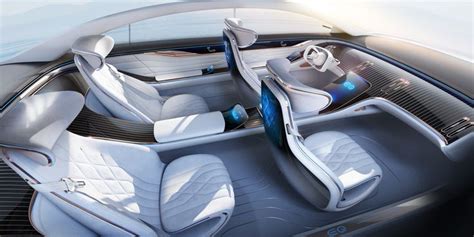 Mercedes-Benz Vision EQS Interior Design Showcar Concept IAA Frankfurt ...