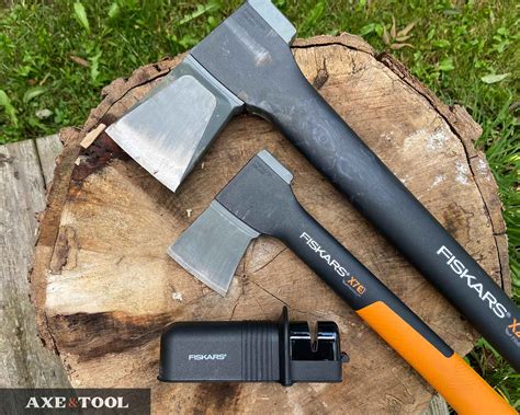 How to use a Fiskars Axe Sharpener | Axe & Tool