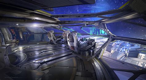 Spaceship interior, Star citizen, Starship concept