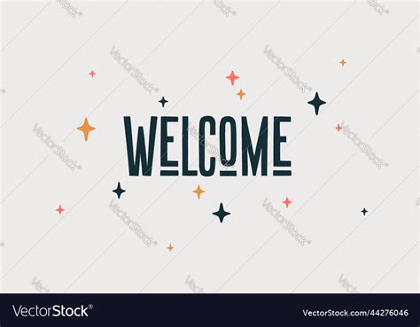 Hello poster with hand drawn Royalty Free Vector Image