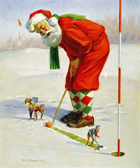 Pin by Marlys St. Martin on CHRISTMAS CARDS | Christmas golf, Golf ...