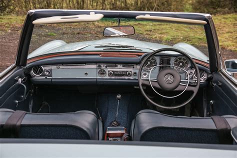 1968 Mercedes-Benz 280SL Manual Pagoda (W113) Horizon Blue with Blue ...