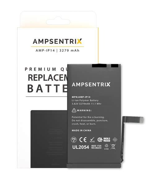 Apple iPhone 14 A2882 Battery (AmpSentrix) - Compatible Plus | TouchFix Shop