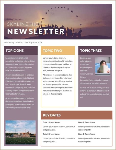 Professional Fun Newsletter Templates Templates-2 : Resume Examples