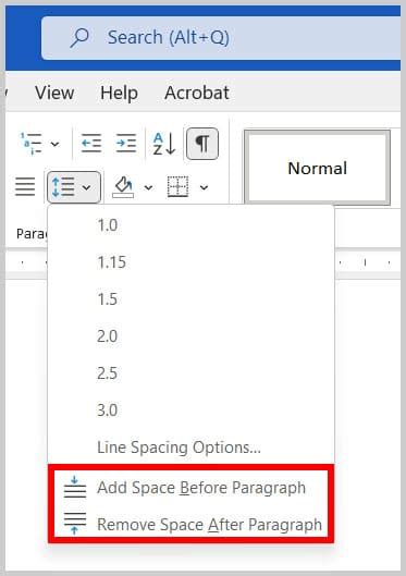 How to Adjust Paragraph Spacing in Microsoft Word