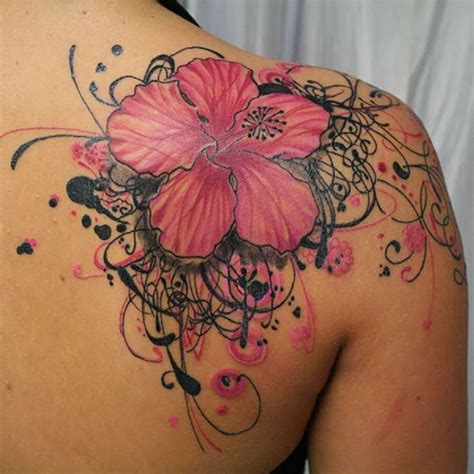 tattoo gallery for men: Flower Tattoo For Men On Shoulder