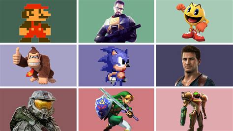 90s Video Games Characters